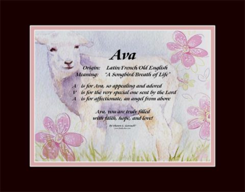 meaning of the name Ava