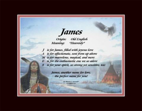 meaning of the name james