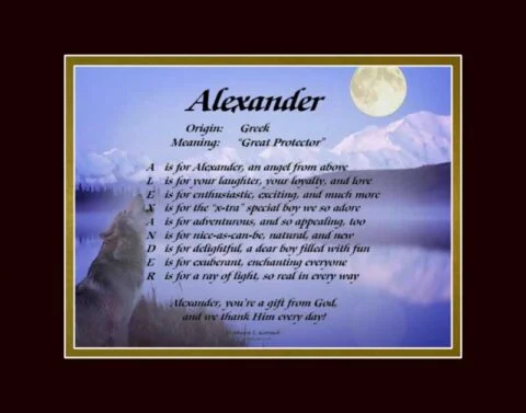 meaning of the name Alexander