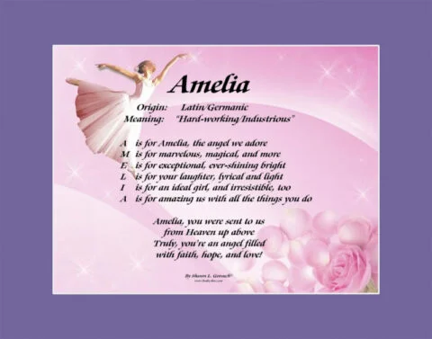 meaning of the name Amelia