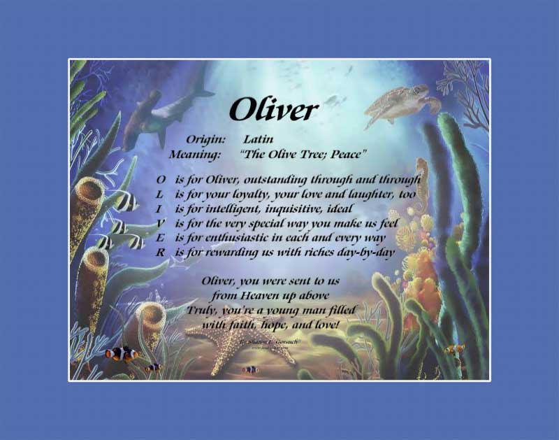 Meaning of the name Oliver, 3rd most popular boy’s name 2020