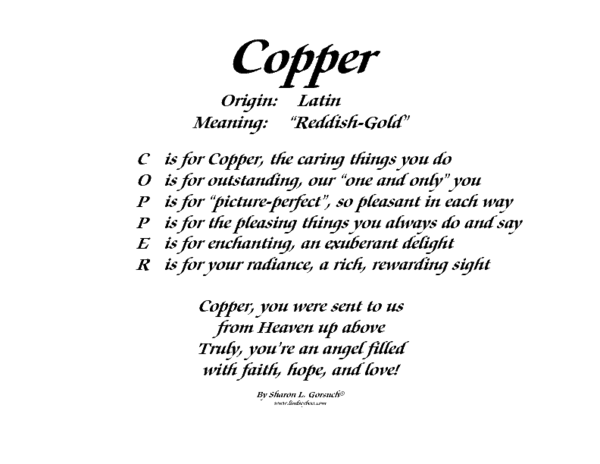 Copper Name Origin Copper Name Meaning , Origin of the Name Copper (Complete History) – JDWK